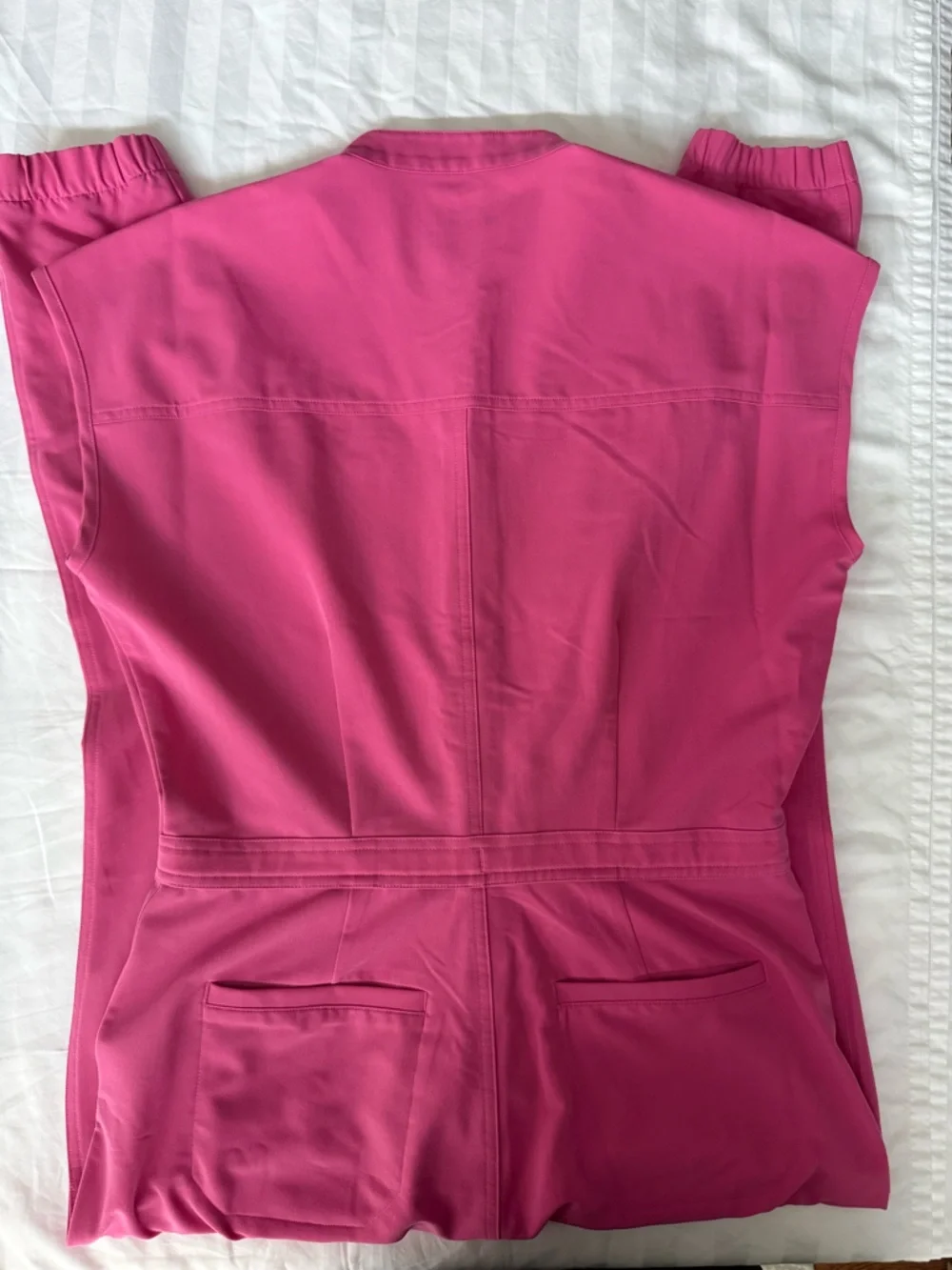 Figs F’ing Pink Rafaela Cargo Scrubjumpsuit- Medium, Regular - Picture 3 of 5